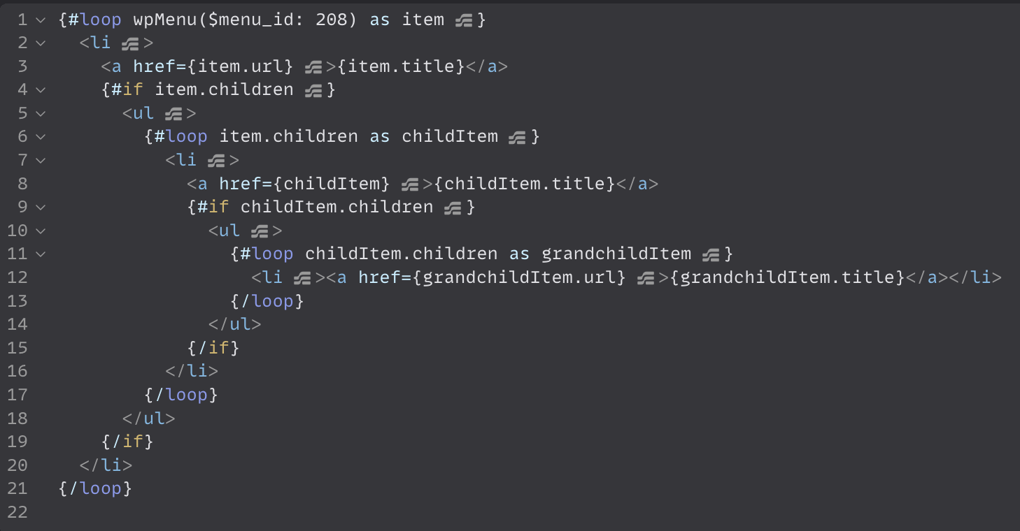 How To Fetch WordPress Menu Items with Etch Query Loop